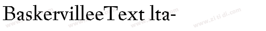 BaskervilleeText lta字体转换